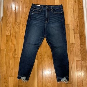 GAP Skinny Distressed Dark Jeans - 31R